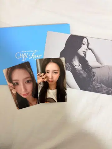 미연 my lover LP 버전 트레이딩 카드 엽서