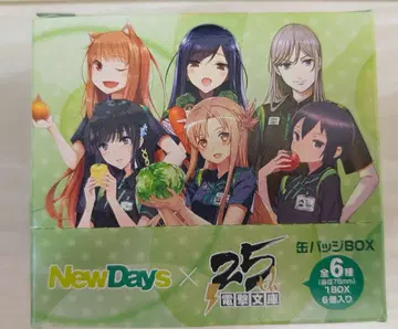 [레어템] NewDays x 전격문고 25주년 캔뱃지 BOX 6개입