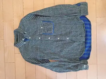 TOMORROWLAND 그린 계열 체크 셔츠