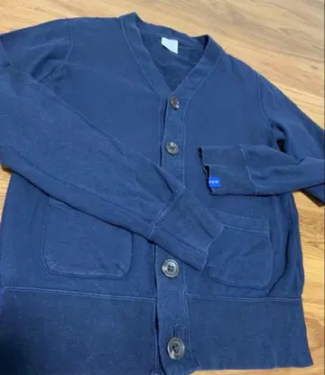 루프 휠러 가디건 XS 네이비