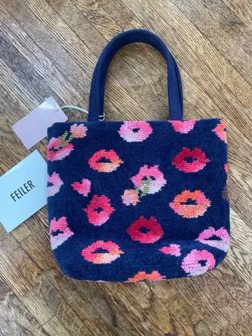 [ 새상품 ] FEILER LOVERARY 스위트립 토트백 네이비