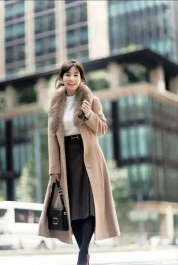 swingle 롱 코트 미나미 다나카 착용