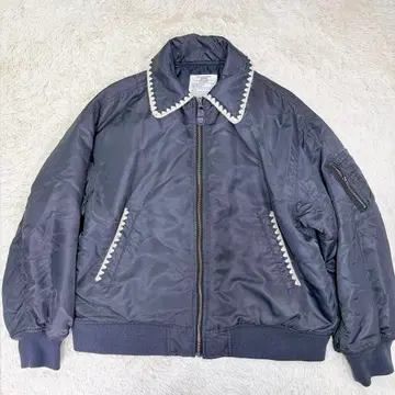 [레어] niko and - 니코앤드 하마구리스티치 MA-1 블랙