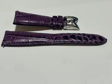 가가가밀라노 가죽 벨트 보라색 / 은색