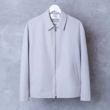 [연말 세일] CITY 시티 울 지퍼 블루종 1 라이트 그레이