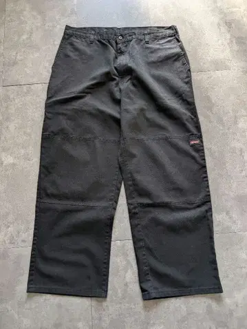 디키즈 더블니 블랙 워크 팬츠 포켓 부착 w34 (실측치수)