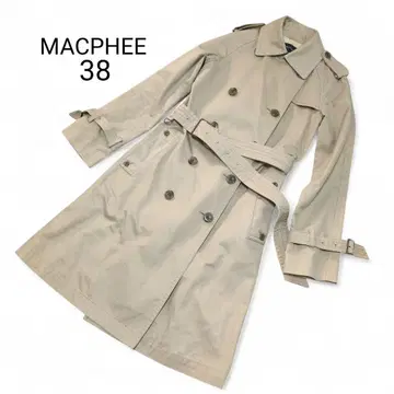 MACPHEE 맥피 하자품 트렌치코트 면 100% 38