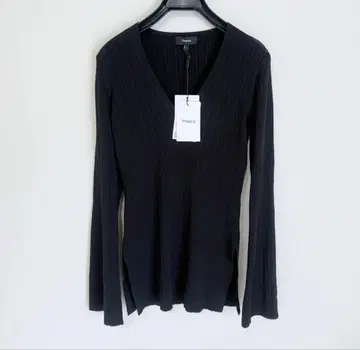 띠어리 택 포함 미사용 새상품 블랙 스웨터 상의