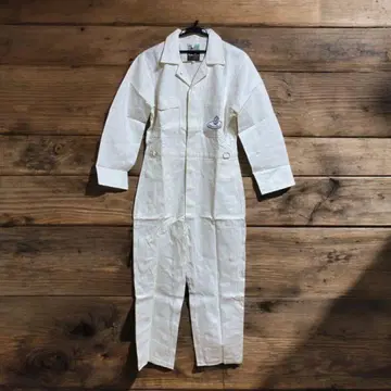 초레어 거의 미사용 빈티지 이스즈 작업복 화이트 올인원