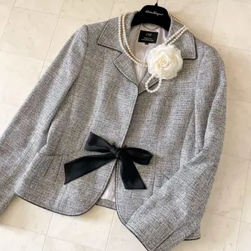 23구 그레이 라메 트위드 M 포멀 자켓 졸업식 입학식
