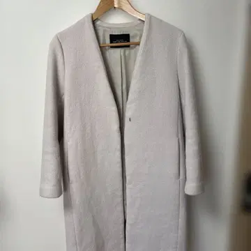 그린 라벨 릴랙싱 노카라 롱 코트