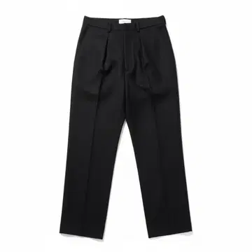 YOKE 19AW 원턱 와이드 트라우저 블랙