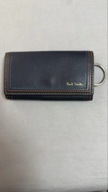 Paul Smith 네이비 가죽 키케이스