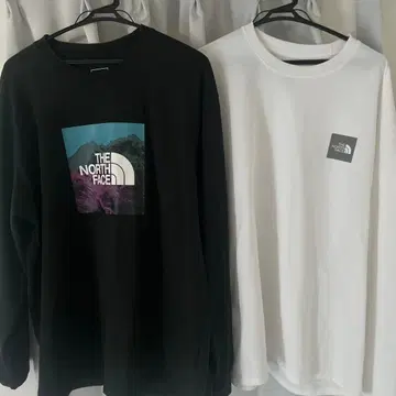 THE NORTH FACE 긴팔 티셔츠 XL 2장 세트