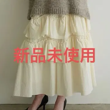 acka 티어드 프릴 스커트