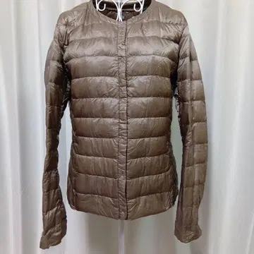 유니클로 다운 자켓 브론즈 브라운 L 사이즈