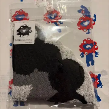 EXPO2025 미야쿠미야쿠 자카드 미니 타월 흑백 블랙미야쿠미야쿠