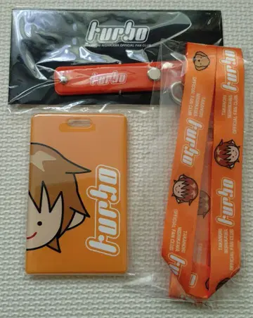 turbo 니시카와 타카노리 팬클럽 슬라이드 밴딩 패스케이스 스트랩