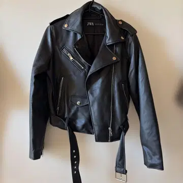 ZARA 블랙 라이더 자켓 M 사이즈