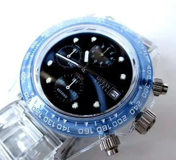 GUESS 게스 크로노그래프 MOD 스켈레톤 커스텀