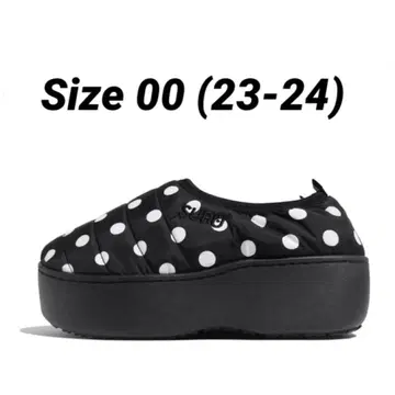 SUBU VAMP 플랫폼 샌들 00 사이즈 도트 무늬 통굽