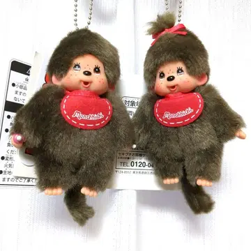 몽치치 키체인 미니 남아 여아 2체 세트