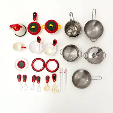 IKEA 소꿉놀이 프라이팬 냄비 레트로 주방 세트