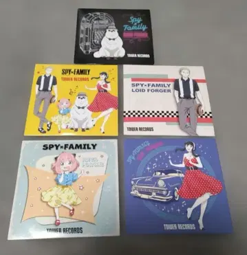 [ 미사용 ] 스파이 패밀리 SPY x FAMILY 타워 레코드 코스터