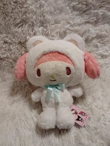 산리오 캐릭터즈 화이트 베어 인형 BIG 타입 [ 마이멜로디 ]