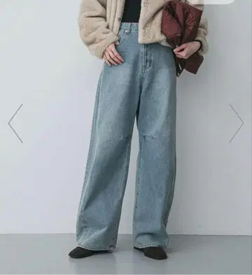 어반 리서치 SENCE OF PLACE 커브 데님 커브 팬츠