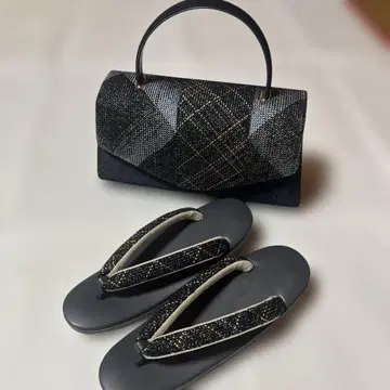 새상품급 기모노 가방 조리 세트