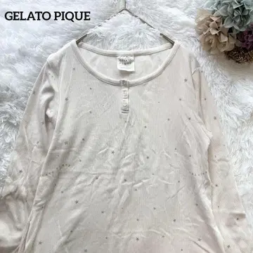 [ GELATO PIQUE ] 리틀 스타 패턴 원피스 퍼플 룸웨어