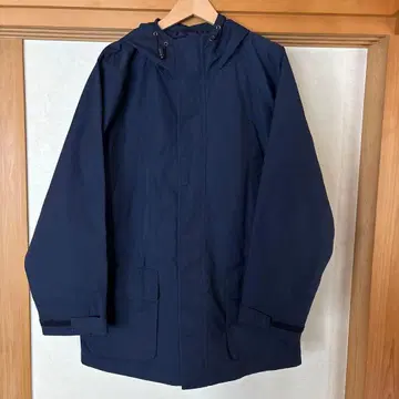 네이비 자켓 조정 가능 후드