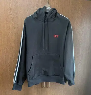 OY 블랙 후드티