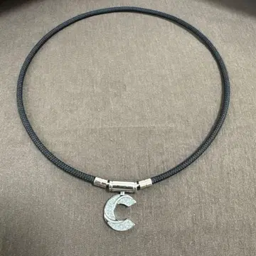 POWER C GEAR OPA NECKLACE 실버 글리터