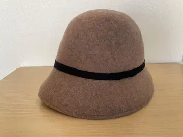 1명 한정판 CA4LA 카시라 울 햇 브라운 블랙 리본