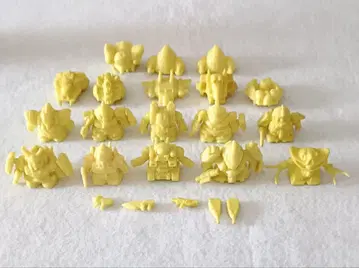 건담 지우개 SD 건담 옐로우 컬러 18개 묶음 판매 덤 포함