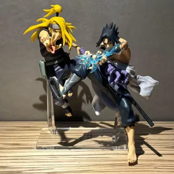 아크릴 받침대만입니다. 데이다라 사스케 피규어 2체용 받침대 나루토