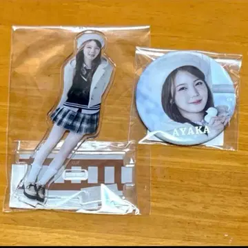 NiziU 아야카 아크릴 스탠드 아크스타 캔뱃지 캔배치 팝업