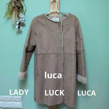 LADY LUCK LUCA 베이지 롱 코트 새상품급