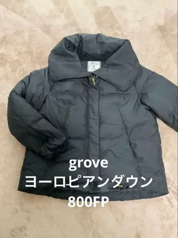 grove 유럽인 다운 800FP 다운 자켓 L 블랙