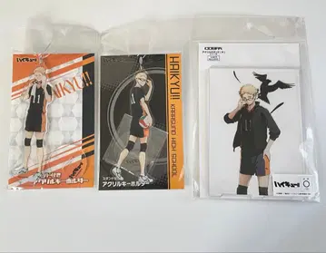 하이큐 스탠드 포함 아크릴 키링 아크릴 스탠드 츠키시마 일괄