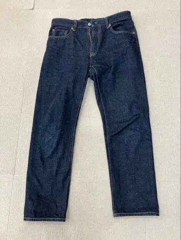 UNIQLO 스트레이트 데님 셀비지 32