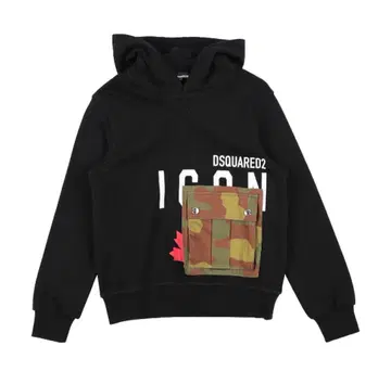 DSQUARED2 블랙 후드티 택 포함 새상품