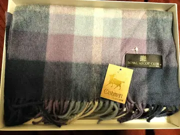 ROYAL ASCOT CLUB 체크 무늬 머플러
