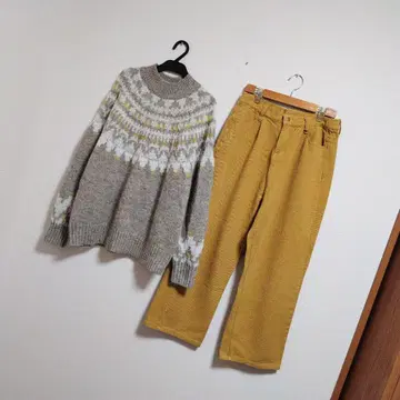 묶음 판매*코디 판매*노르딕*자카드*니트*팬츠*캐주얼