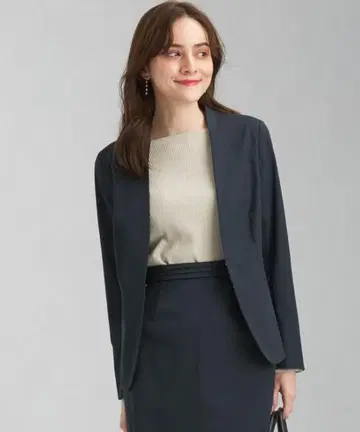 [ GREEN LABEL ] 노 라펠 자켓 -워셔블 스트레치-