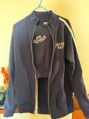 네이비 집업 자켓 M 사이즈