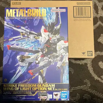 메탈빌드 스트라프리덤 + 빛의 날개 옵션 세트