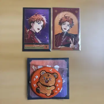 IMPACT 태양조 포토풍 카드 키타미 유세이, 야미 자수 캔뱃지